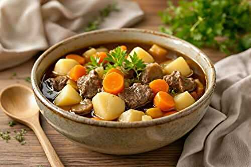 « Comme en famille » : mon ragoût de bœuf mijoté aux carottes et pommes de terre