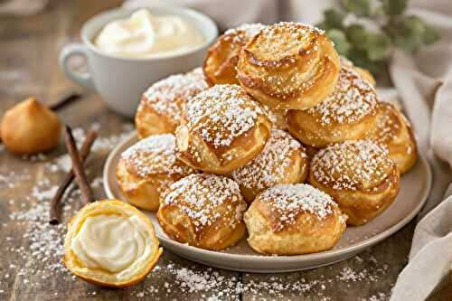 « Tout doux » : mes chouquettes fourrées à la crème pâtissière vanille