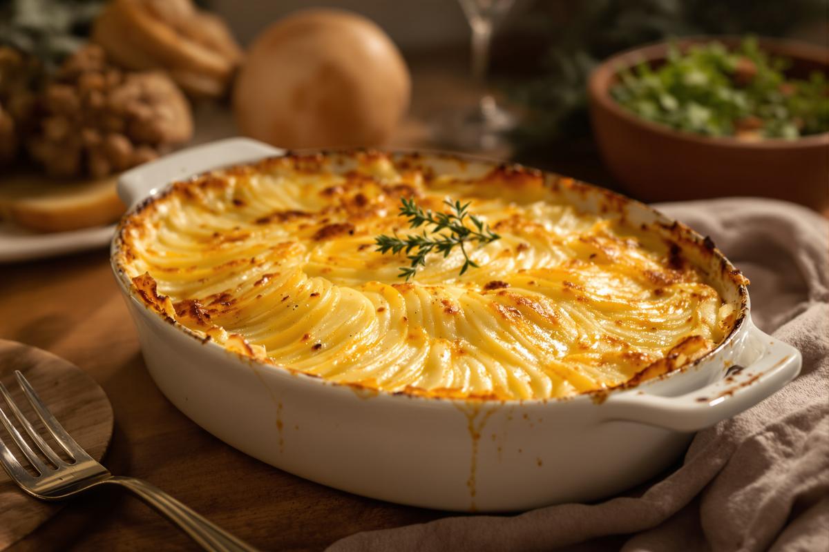 « Ultra réconfortant » : mon gratin dauphinois à la crème et au fromage doré
