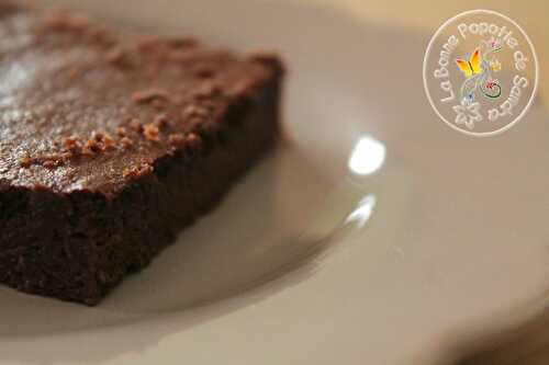 Fondant au chocolat façon brownie à IG bas!