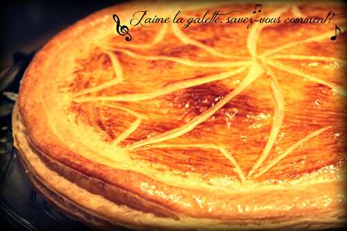 Galette des rois revisitée frangipane/crème pâtissière