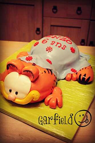 Gâteau Garfield