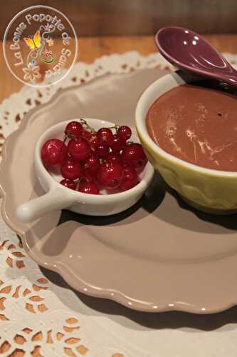 Mousse chocolat au tofu!! IG très très bas