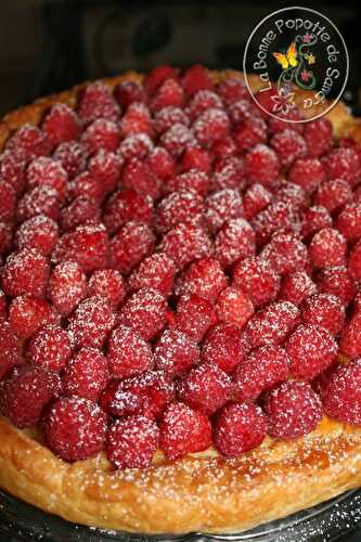 Tarte aux framboises