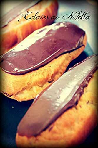 Eclairs au Nutella au Cuisio Pro