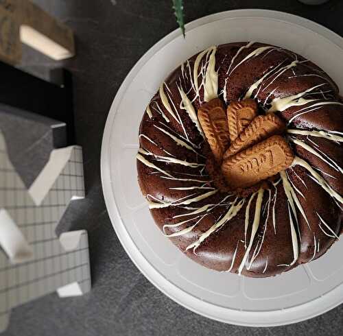 Gâteau au chocolat et aux éclats de spéculoos