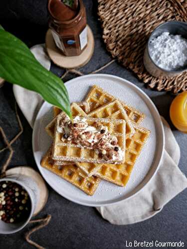 Gaufres sucrées au four