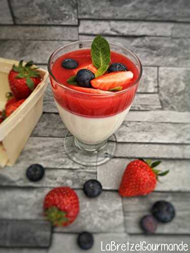 Panna cotta fraise - menthe 