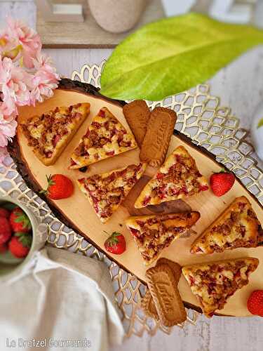 Moelleux à la fraise et au spéculoos