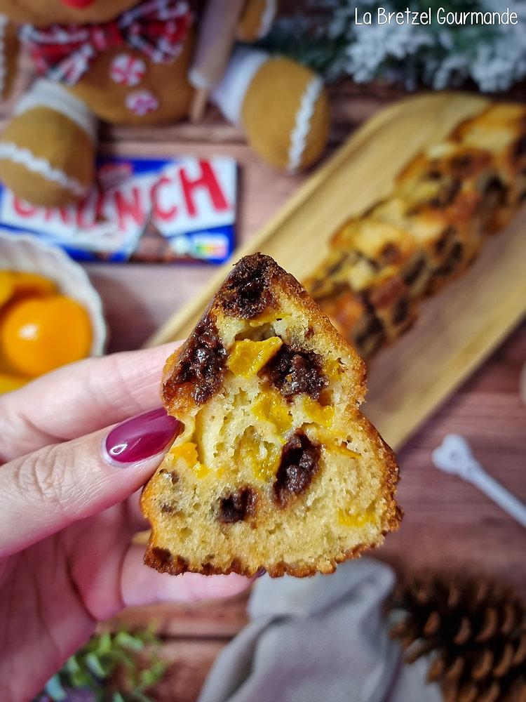 Cake Crunchy qui a la pêche