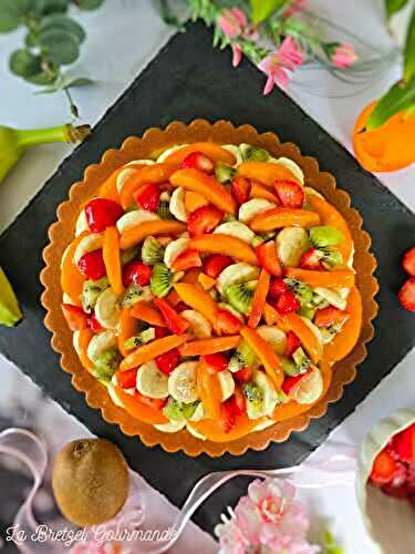 Tarte aux fruits - biscuit amande