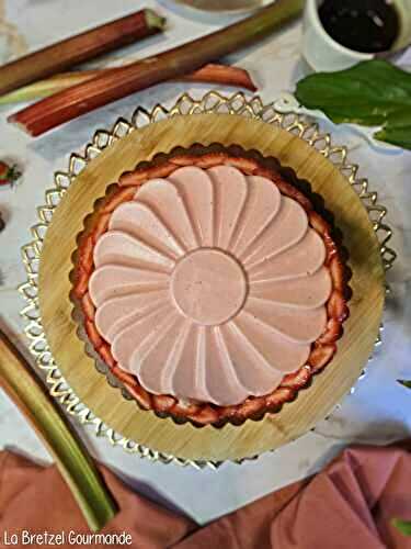 Tarte fraise - rhubarbe 