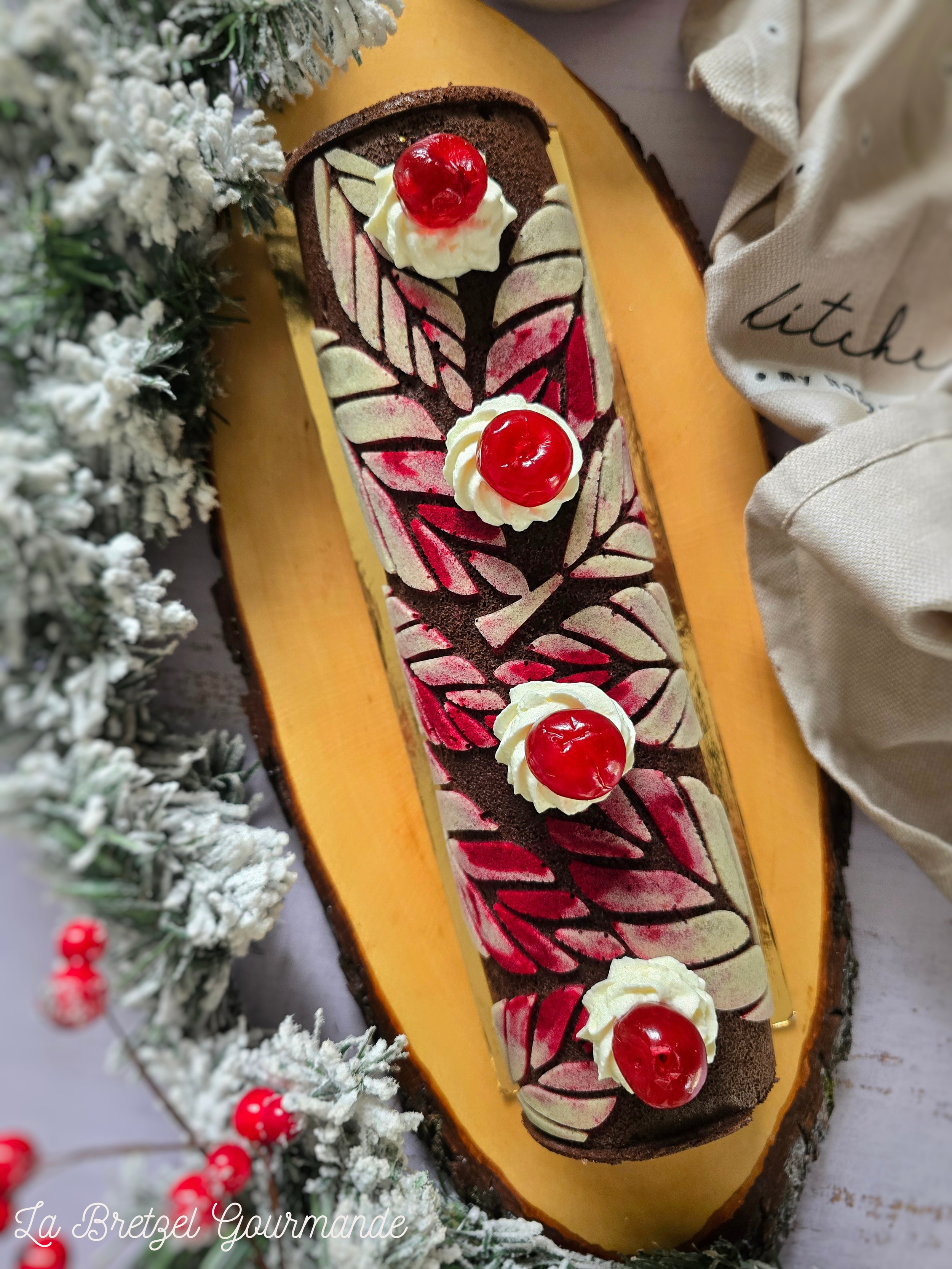 Bûche façon Forêt Noire