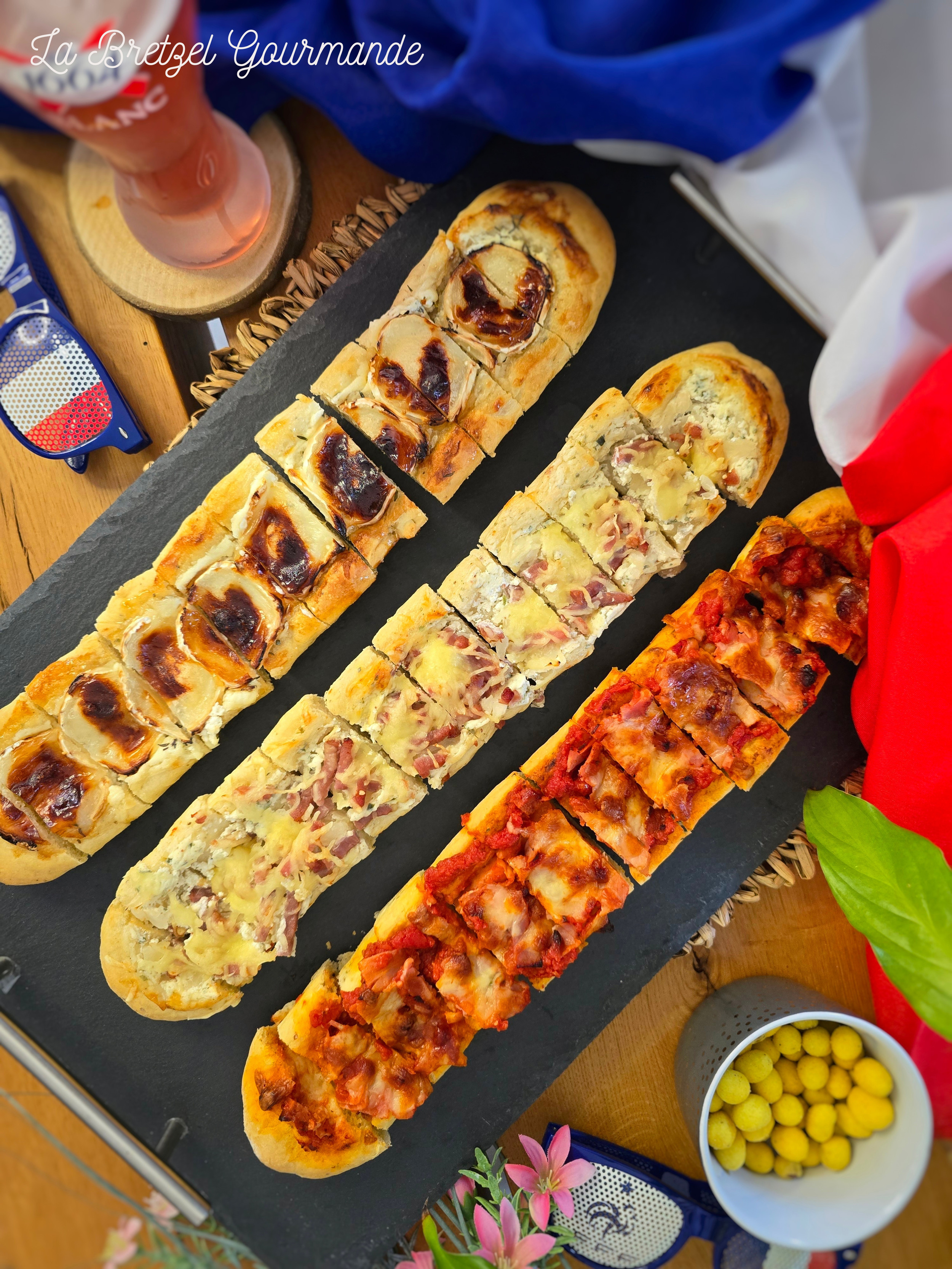 Baguettes pizzas (version Thermomix)