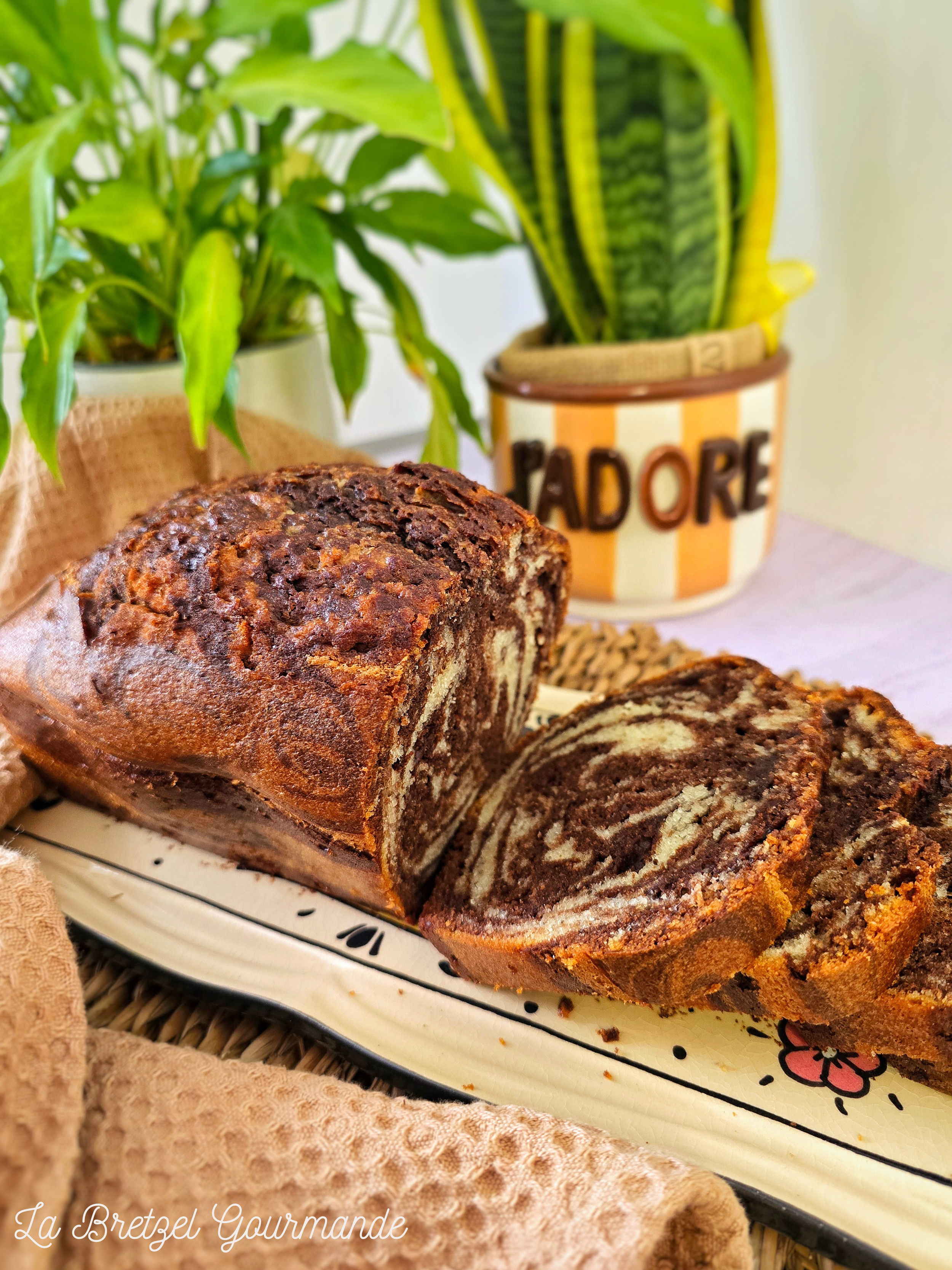 Cake marbré ultra moelleux