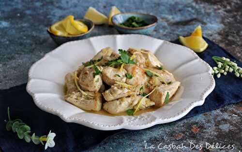 Aiguillettes de poulet au citron et à l’ail