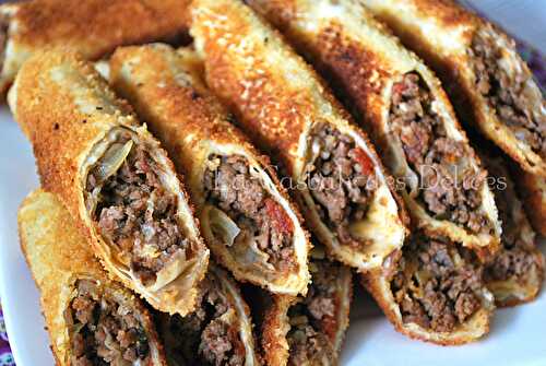 Boreks panés et frits : Avci böreği