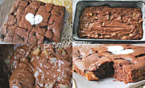 Cake au chocolat, poires et mascarpone