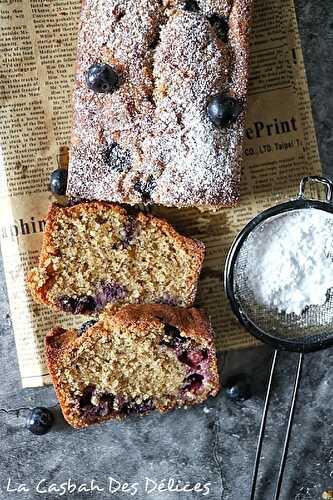 Cake au citron, amandes et myrtilles de Yotam Ottolenghi