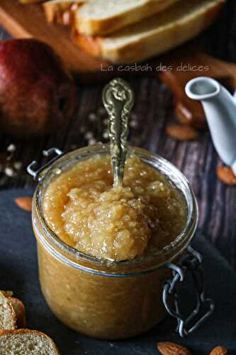 Confiture de poires aux amandes facile