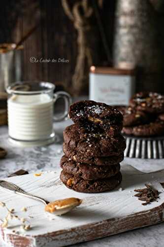 Cookies au chocolat et confiture de lait