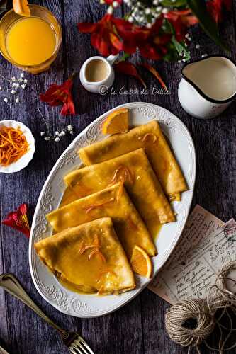 Crêpes façon Suzette sans alcool