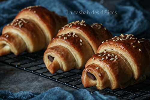 Croissants briochés et feuilletés au chocolat