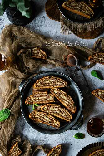 Croquets marbrés : Gâteaus secs algériens (croki)