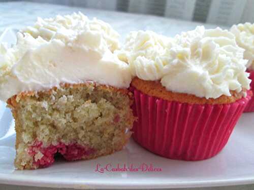 Cupcakes aux framboises