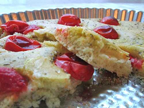 Focaccia aux tomates cerises