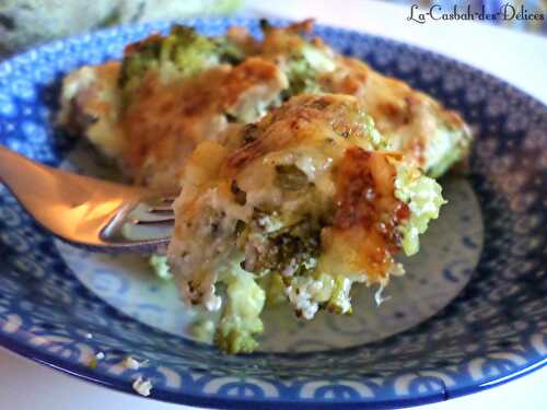 Gratin express de brocoli au thon