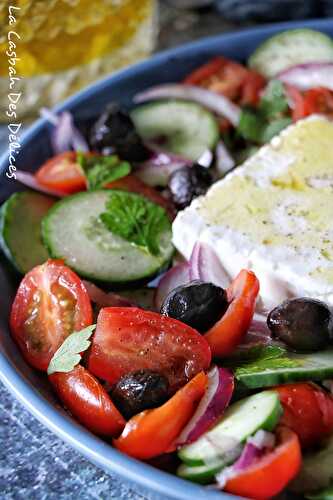 Horiatiki ou la salade grecque