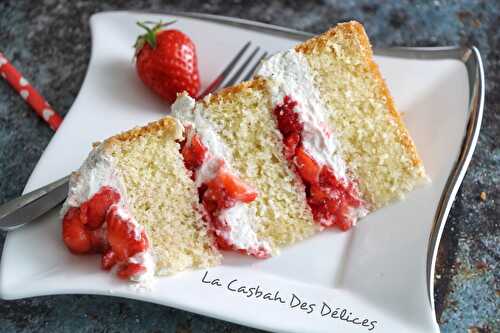 Naked cake aux fraises