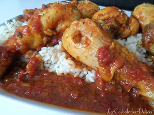 Pilons de poulet à l’orientale et riz pilaf