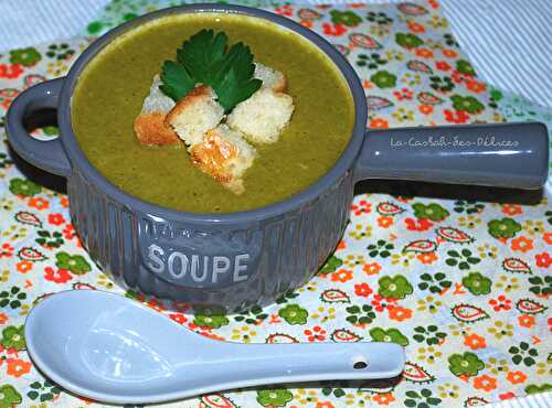 Soupe de légumes au fromage fondu