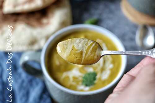 Veloutés de courgettes et carottes au curry