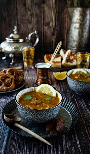 Harira traditionnelle marocaine - La Casbah des Delices