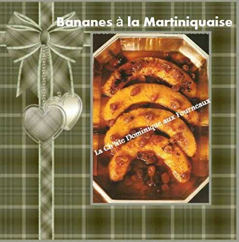 BANANES A LA MARTINIQUAISE