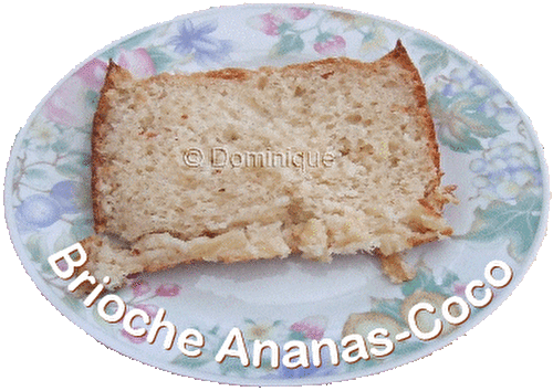 BRIOCHE ANANAS COCO