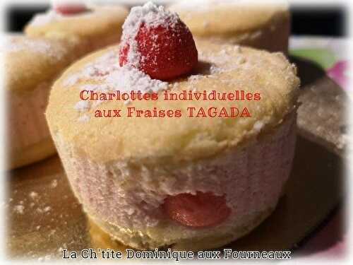 CHARLOTTES INDIVIDUELLES AUX FRAISES TAGADA