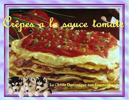 CREPES A LA SAUCE TOMATE