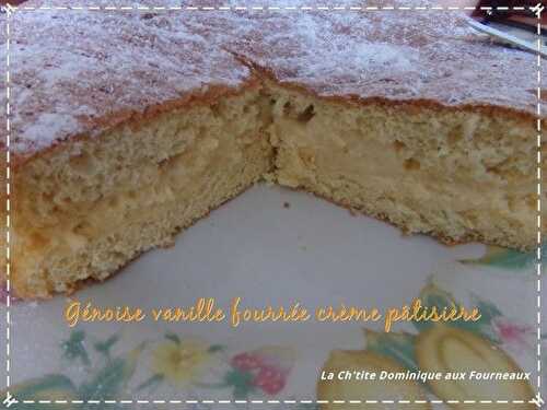 GENOISE A LA VANILLE ET SA CREME PATISSIERE