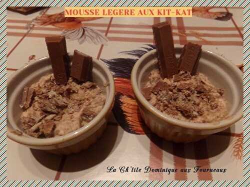 Mousse légère aux kit-kat