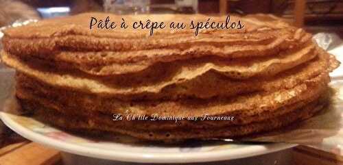 PATE A CREPES AUX SPECULOS
