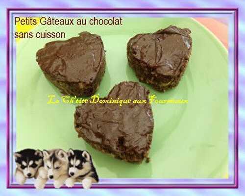 PETITS GATEAUX AU CHOCOLAT SANS CUISSON