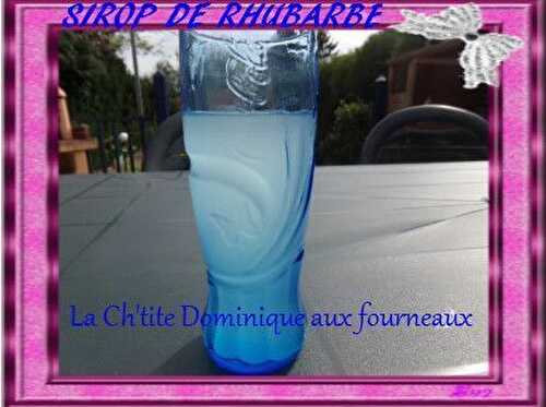 SIROP DE RHUBARBE