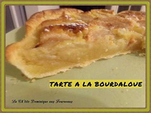 TARTE A LA BOURDALOUE