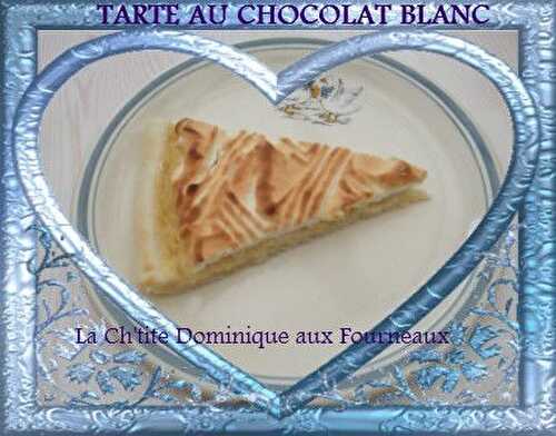 TARTE AU CHOCOLAT BLANC