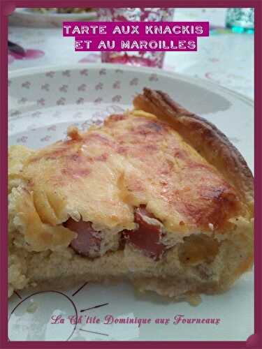 Tarte aux knackis et au Maroilles