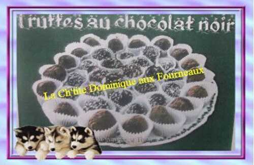 TRUFFES AU CHOCOLAT NOIR